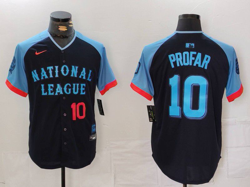 Men San Diego Padres #10 Profar Blue All star 2024 Nike MLB Jersey style 5->san diego padres->MLB Jersey